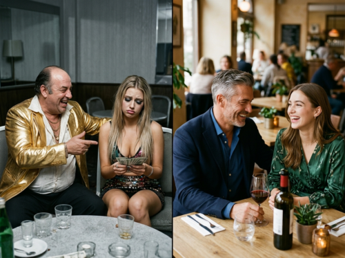 The 8 myths about sugar daddies and sugar babies that you should know. Man and woman talking warmly on a date